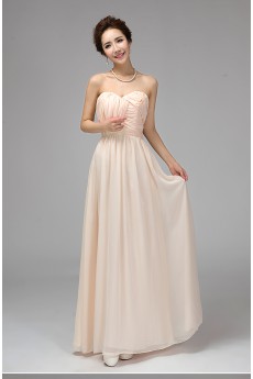 Lace, Chiffon Floor Length A-line Dress