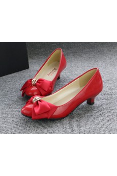 Handmade Bow Wedding Shoes