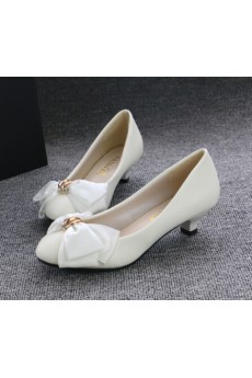 Handmade Bow Wedding Shoes