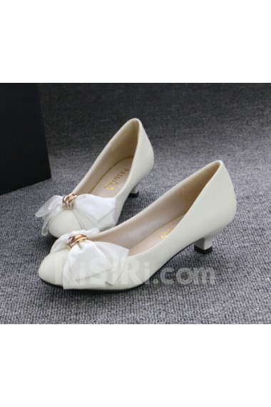 Handmade Bow Wedding Shoes