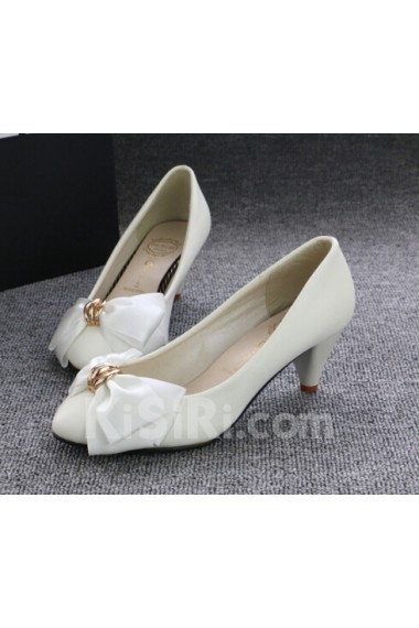 Handmade Bow Wedding Shoes