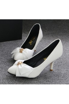 Handmade Bow Wedding Shoes