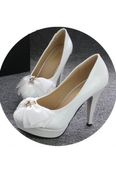 Handmade Bow Wedding Shoes