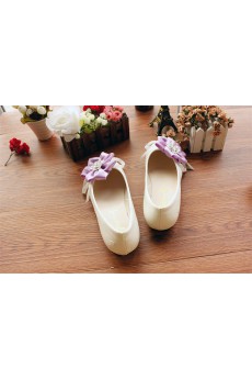 Handmade Flowers Wedding Shoes with Rhinestone