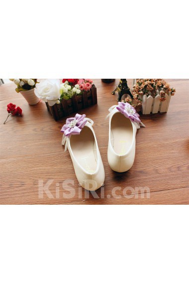 Handmade Flowers Wedding Shoes with Rhinestone