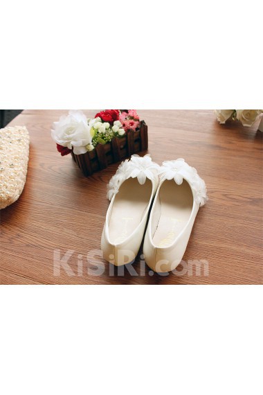 Handmade Lace Flowers Wedding Shoes