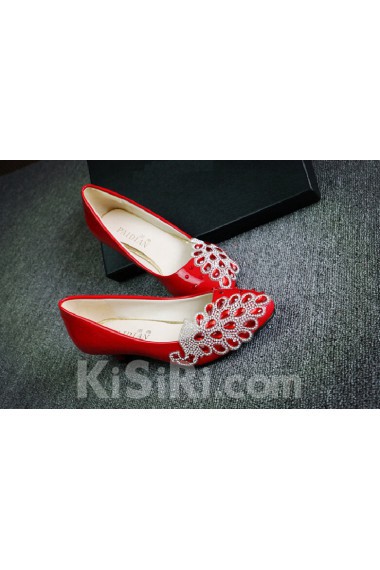 Handmade Rhinestone Wedding Shoes