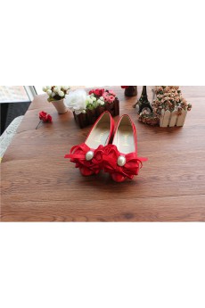 Handmade Bow Wedding Shoes