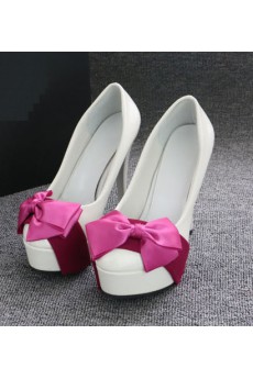 Handmade Bow Wedding Shoes