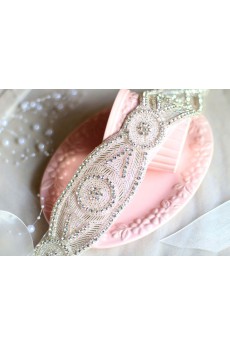 Handmade Satin Rhinestone Wedding Sash