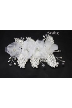 Handmade Yarn Crystal Wedding Headpieces