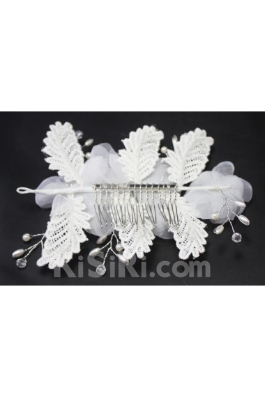 Handmade Yarn Crystal Wedding Headpieces