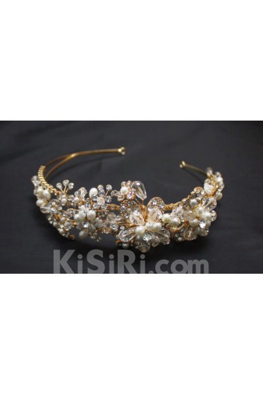 Handmade Alloy Crystal Wedding Headpieces with Rhinestone