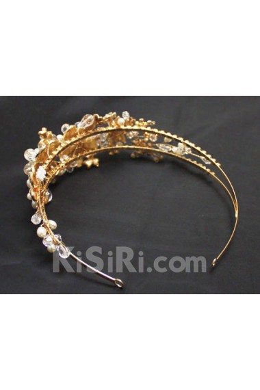 Handmade Alloy Crystal Wedding Headpieces with Rhinestone