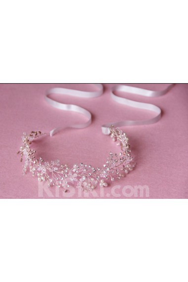 Luxurious Handmade Alloy Wedding Headpieces with Rhinestone