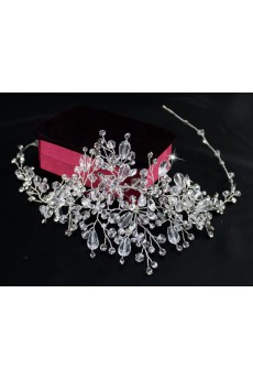 Handmade Alloy Wedding Headpieces with Rhinestone