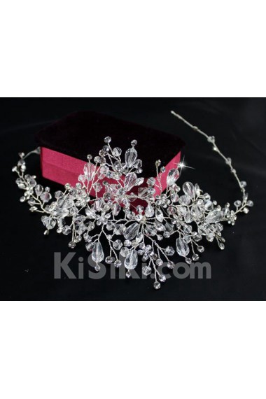 Handmade Alloy Wedding Headpieces with Rhinestone