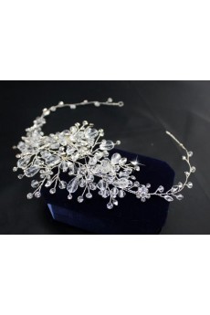 Handmade Alloy Wedding Headpieces with Rhinestone