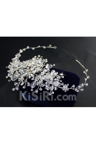 Handmade Alloy Wedding Headpieces with Rhinestone