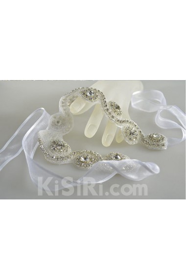 Luxurious Retro Alloy Rhinestone Wedding Headpieces