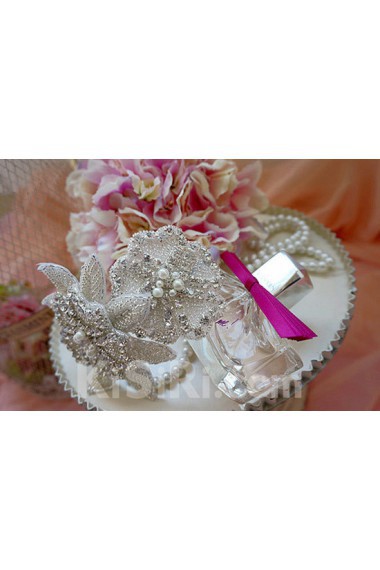 Handmade Luxurious Floral Crystal Wedding Headpieces With Rhinestone