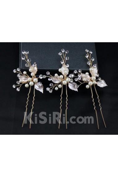 Handmade Floral Rhinestone Wedding Headpieces