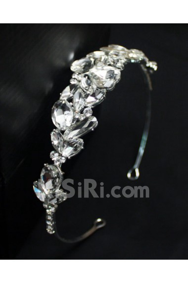 Handmade Alloy Wedding Headpieces with Rhinestone