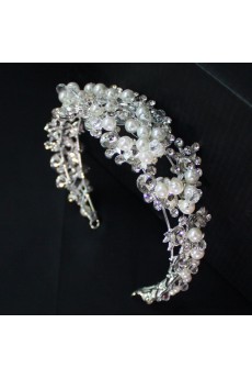 Alloy Crown Wedding Headpieces with Rhinestone