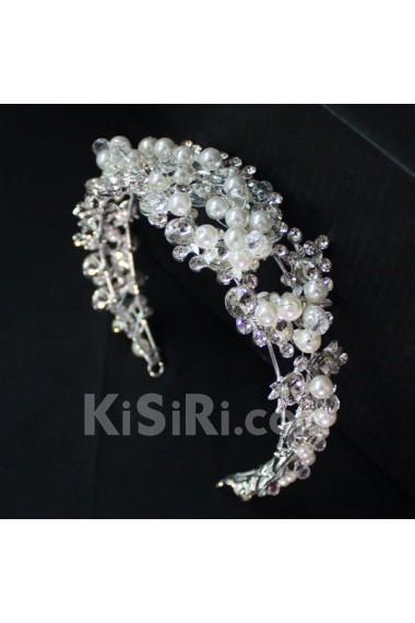 Alloy Crown Wedding Headpieces with Rhinestone