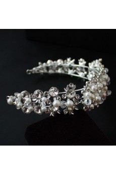 Alloy Crown Wedding Headpieces with Rhinestone