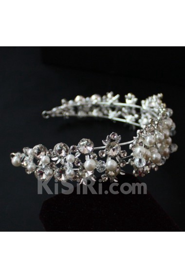 Alloy Crown Wedding Headpieces with Rhinestone