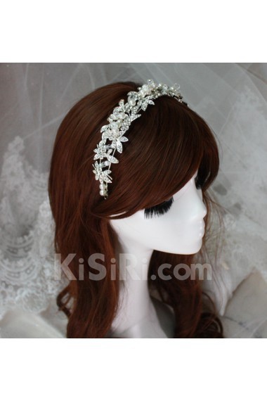 Alloy Crown Wedding Headpieces with Rhinestone