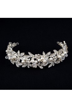 Alloy Crown Wedding Headpieces with Rhinestone