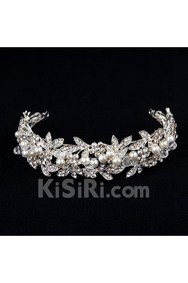 Alloy Crown Wedding Headpieces with Rhinestone