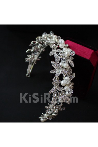 Alloy Crown Wedding Headpieces with Rhinestone