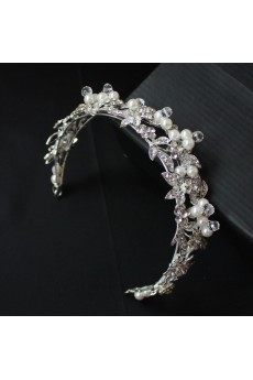 Alloy Crown Wedding Headpieces with Rhinestone