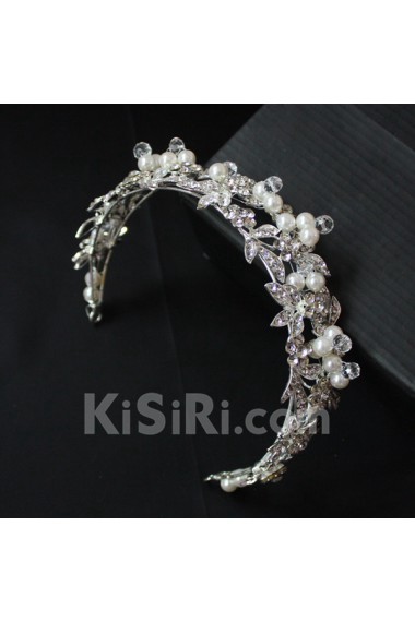 Alloy Crown Wedding Headpieces with Rhinestone