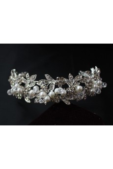 Alloy Crown Wedding Headpieces with Rhinestone