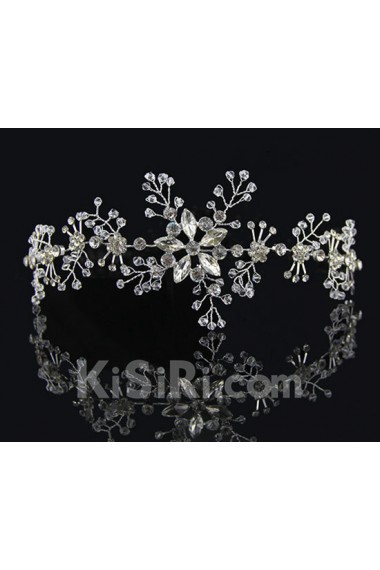 Floral Crystal Wedding Headpieces