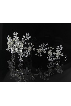 Floral Crystal Wedding Headpieces