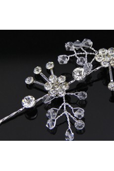 Floral Crystal Wedding Headpieces