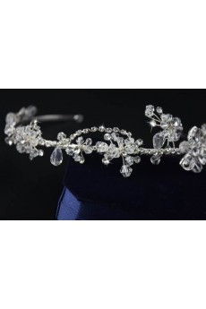 Floral Alloy Crystal Wedding Headpieces with Rhinestone