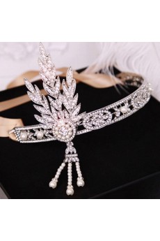 Luxurious Crystal Crown Wedding Headpieces