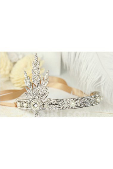 Luxurious Crystal Crown Wedding Headpieces