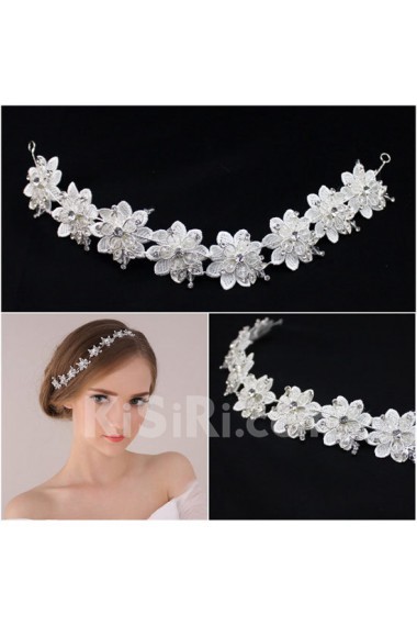 Fabric Wedding Headpieces with Rhinestone