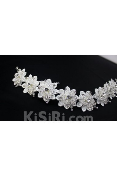 Fabric Wedding Headpieces with Rhinestone