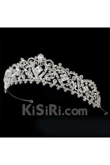 Rhinestone Crown Wedding Headpieces