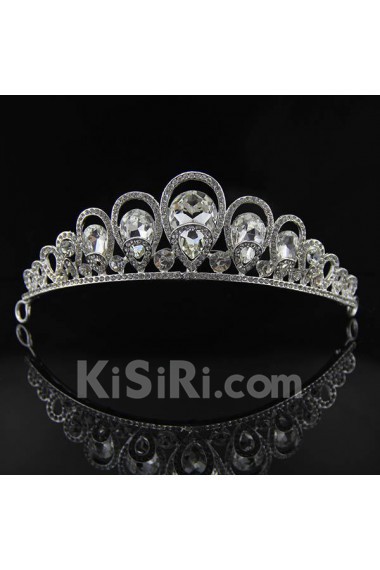 Alloy Crystal Crown Wedding Headpieces