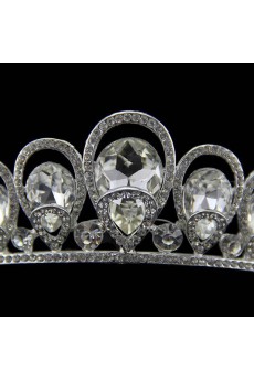 Alloy Crystal Crown Wedding Headpieces