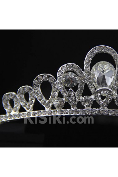 Alloy Crystal Crown Wedding Headpieces